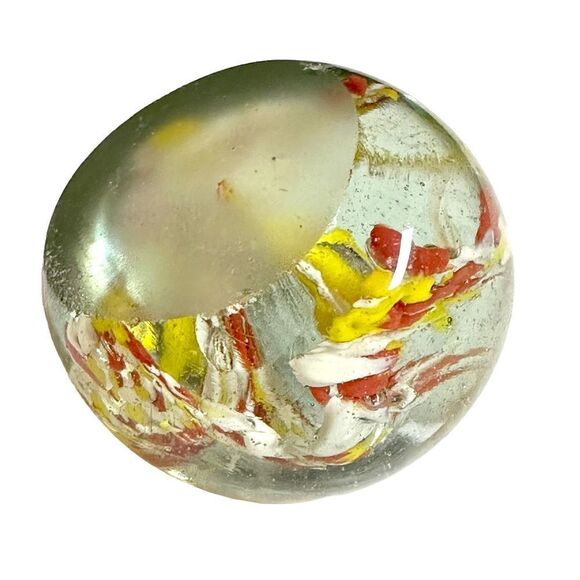 VTG Handblown Art Glass Paperweight MCM 106 Bubbles Boho - Picture 3 of 6